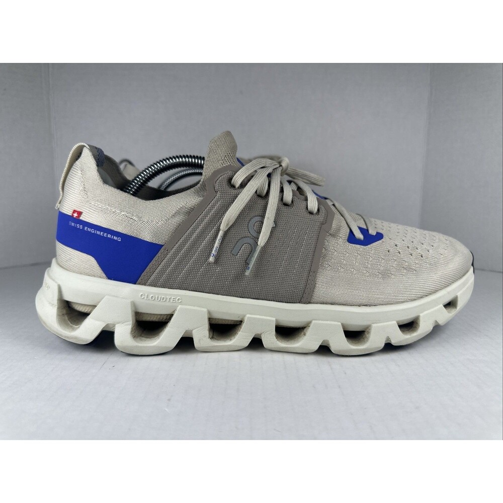 On Cloudswift 4 Men's Running Shoes Cream Cobalt Blue Gray Size 11